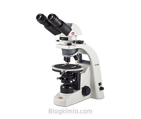 Mikroskop adalah alat laboratorium biologi, dan fungsinya untuk melihat objek berukuran kecil seperti bakteri dan mikroorganisme lainnya.